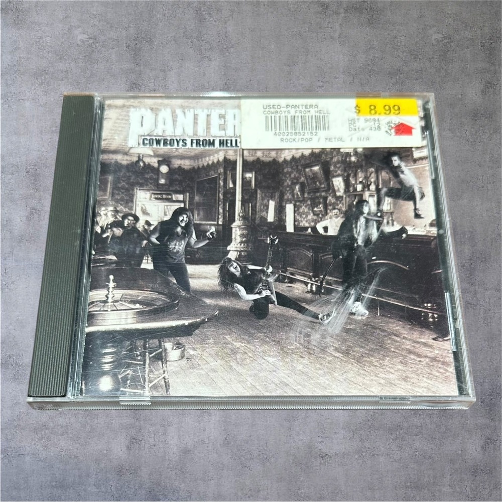 Pantera Cowboys From Hell CD Album 1990 ATCO 91372-2 Groove Metal